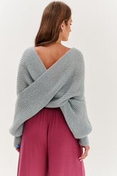 Dreamy Sky multiway sweater jacket